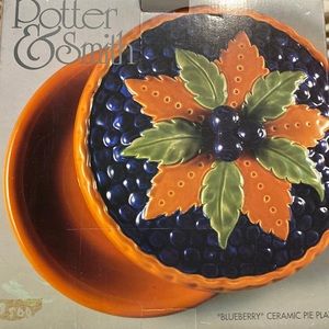 Beautiful Blueberry pie dish